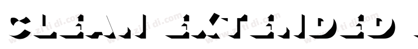 Clean Extended Bold字体转换